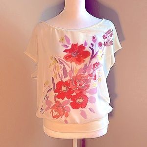 Summer floral top